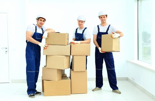 Careful packing of fragile belongings for removals in Hendon
