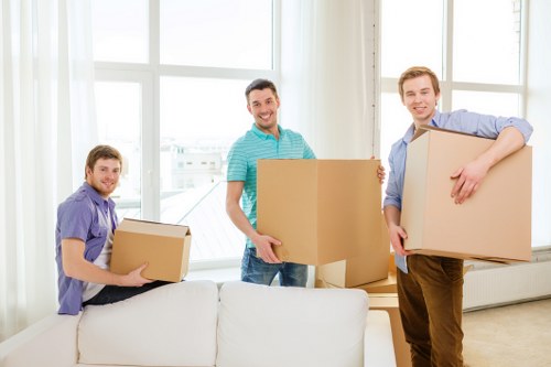 Prepared household furniture stored safely in Hendon