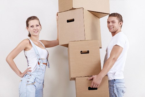 Careful loading for apartment moving in Hendon
